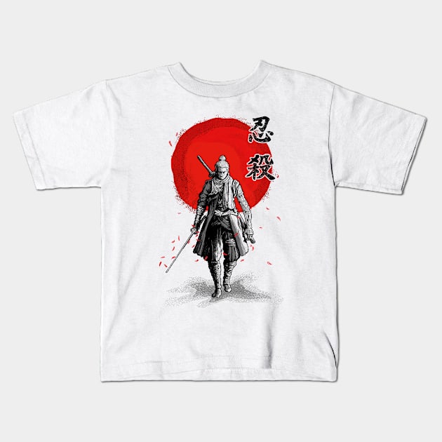 Sekiro Kids T-Shirt by RedBug01